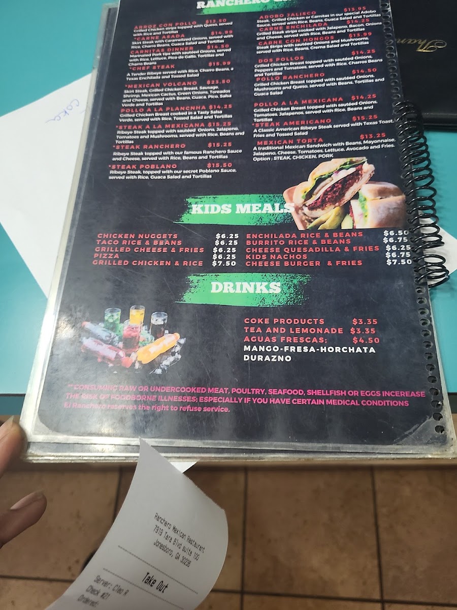 El Ranchero Mexican Restaurant Menu - Image 4